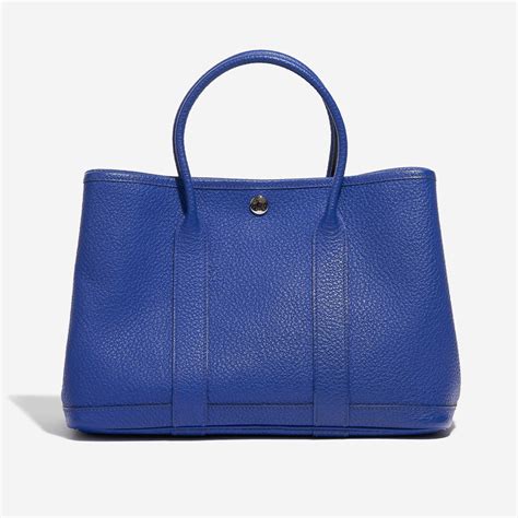 hermes garden party blue|Hermes garden party authentication.